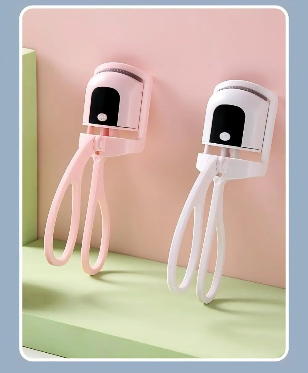 Electric Heated Eyelash Curler Portable Comb Eye Lash Perm Long Lasting Shaping Thermal Makeup Tools 250115