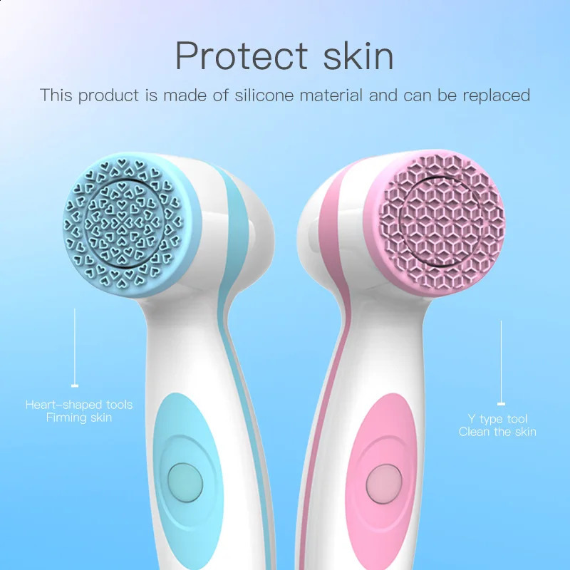 Rechargeable facial cleanser size skin care tool facial lift electric cleaning massage facial wash brush 250121