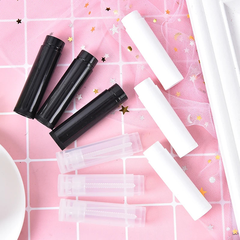 100pcs 5ml empty lipstick bottle lip gloss tube lip balm tube container with cap 250121