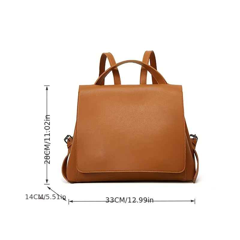 Bag Set,Backpackfemale,Largecapacityfashionleisuretravelsoft Leatherbackpackfemale Bag, Handbag