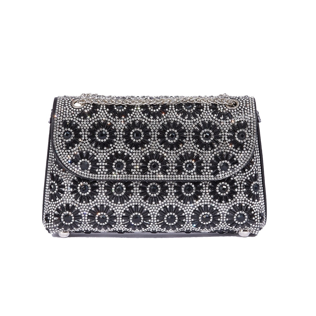 New Shoulder Trendy Chain Party And Dinner Bag, Fashionable Women's Small Square