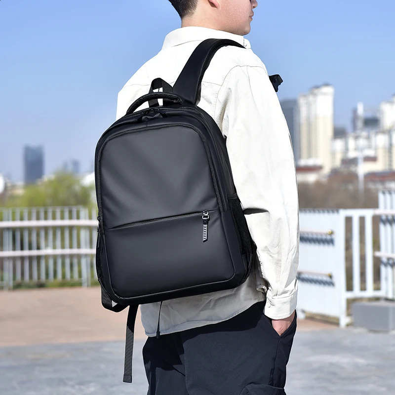 Waterproof Backpack For Men Minimalist Teenager Hiking Sports Back Pack Student Backpacks Black Male 156Inch Laptop Bag 250121