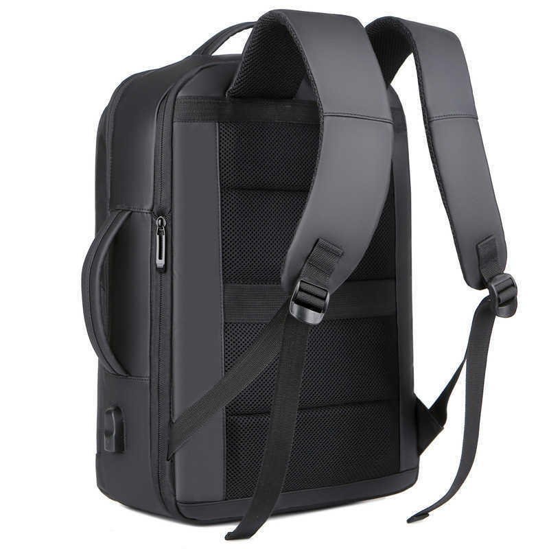 New Mens Computer Backpack High end Business Large Capacity Backpack Multifunctional Business Travel Backpack