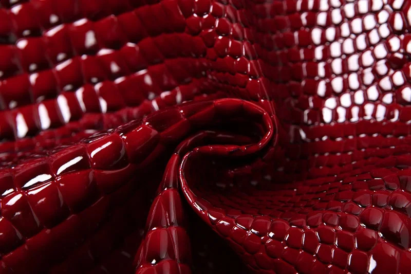 Women Fashion Red PU Leather Jacket Crop Tops O-neck Long Sleeve Open Stitch Casual Streetwear Coats Y2K Clothes Outerwear 250118