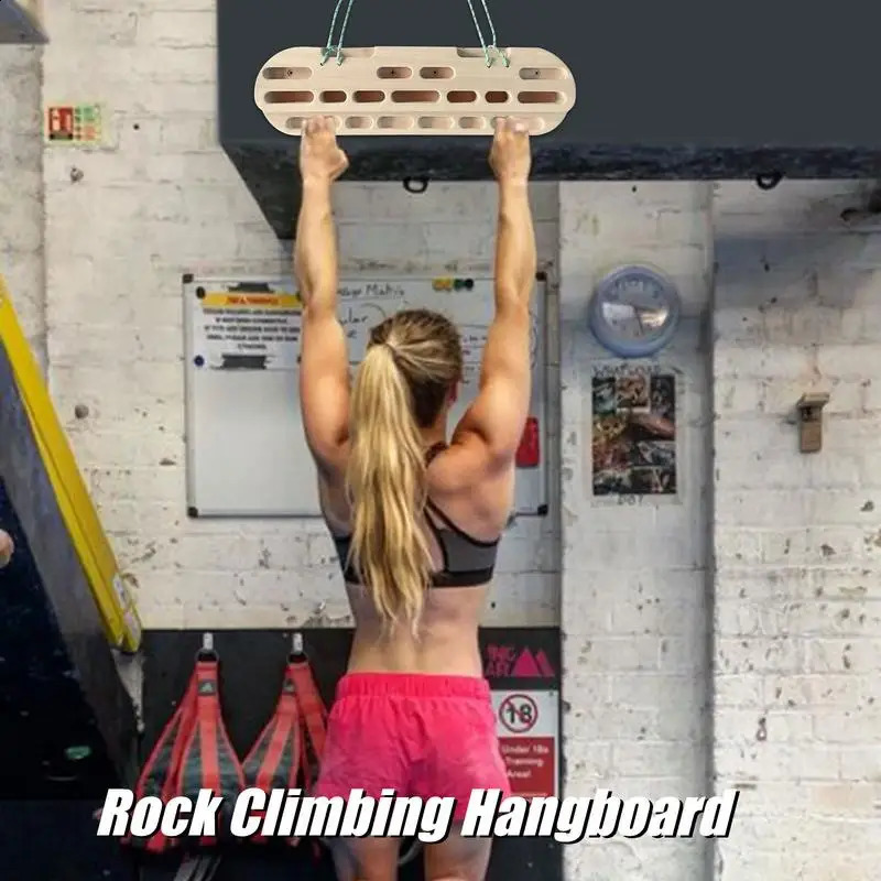 Indoor Rock Climbing Fingerboard Strength Rock Board Finger Back shoulder training Pull Up Fingerboard Harness Tools Hangboard 250118