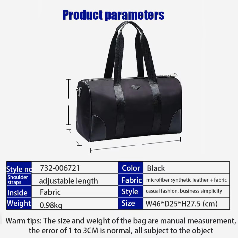 BOPAI Waterproof Travel Unisex Large Capacity Sports Fiess Lightweigh Outdoor Men Handbag Lage Bag