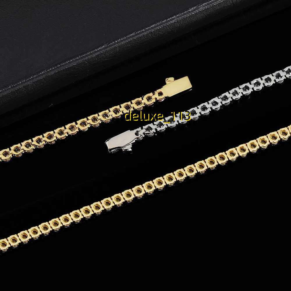 3/4/5mm 7/8inches Iced Out CZ Tennis Bracelet Hiphop 1Row Bracelets for Men Women