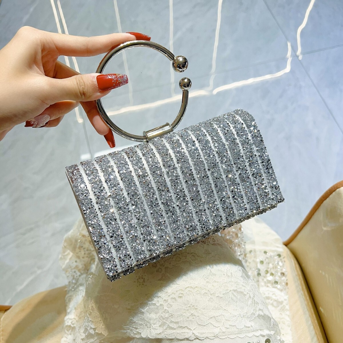 New Wedding Party Women's Luxury Elegant Handbag Crossbody Evening Dress Bag