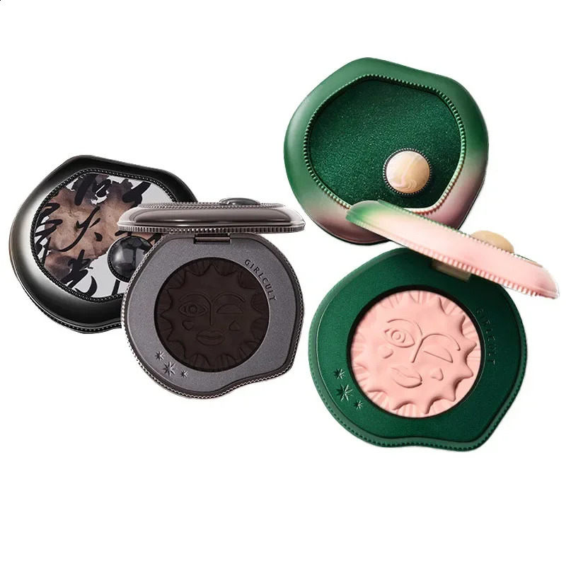 Wholesale Girlcult Highlighter Peach Blossom Blush Black Fuwa Expanded Contour Matte Face Clear Blush Makeups 250121