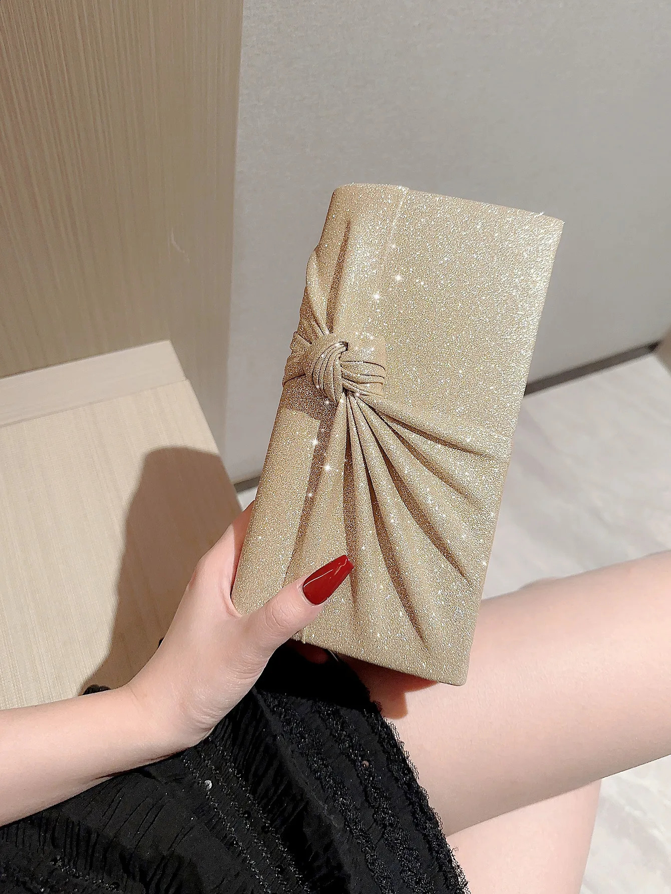 Womens Classic Cross Sparkling Flap Evening Bag Clutch Bag Party Bag Prom Bag Evening Bag Dress Bag Wedding Bag 250122