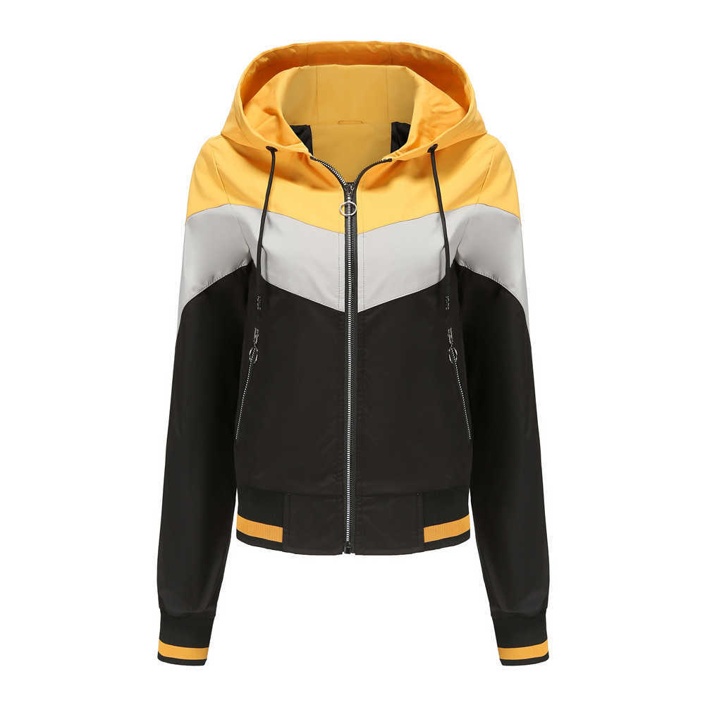 Womens Thin Windbreaker Womens Spring Autumn Hooded Jacket Womens Outdoor Raincoat with Rope Jacket Womens Leather Womens Jacket 241209