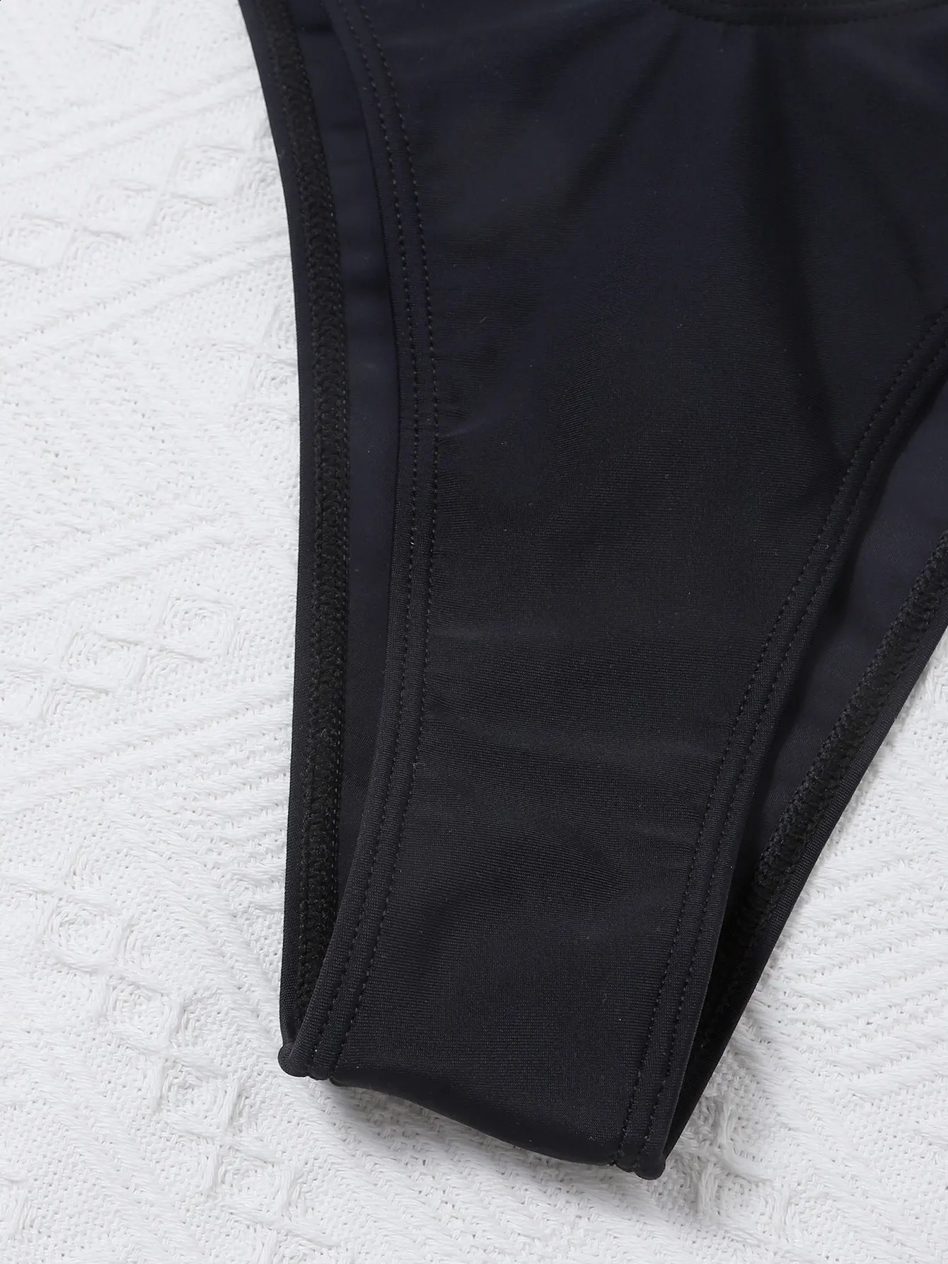 4 Pieces Thong Bikini Women With Dress Black Swimwear Female Halter Swimsuit Beach Wear Bathing Swimming Suit Summer 250122