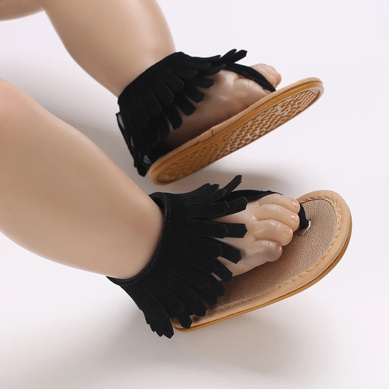 Fashion 0-18 Months borns Multicolor Rubber Non-slip Shoes Walking Shoes Prewalker Baby Summer Slipper Beach Casual Sandals 250118