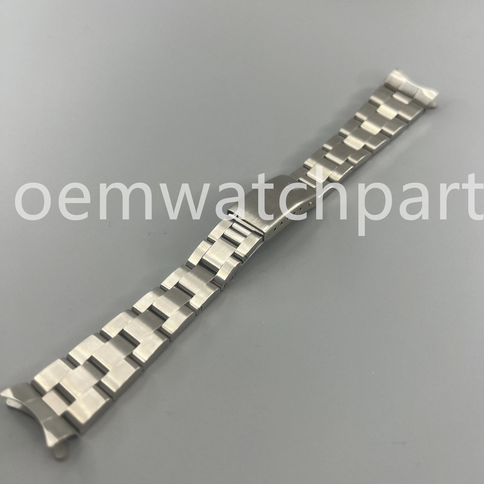 19MM TAPERED TO 14MM BRUSHED STEEL OLD OYSTERr Curved End BAND BRACELET FIT FOR R0LX WATCH 250118