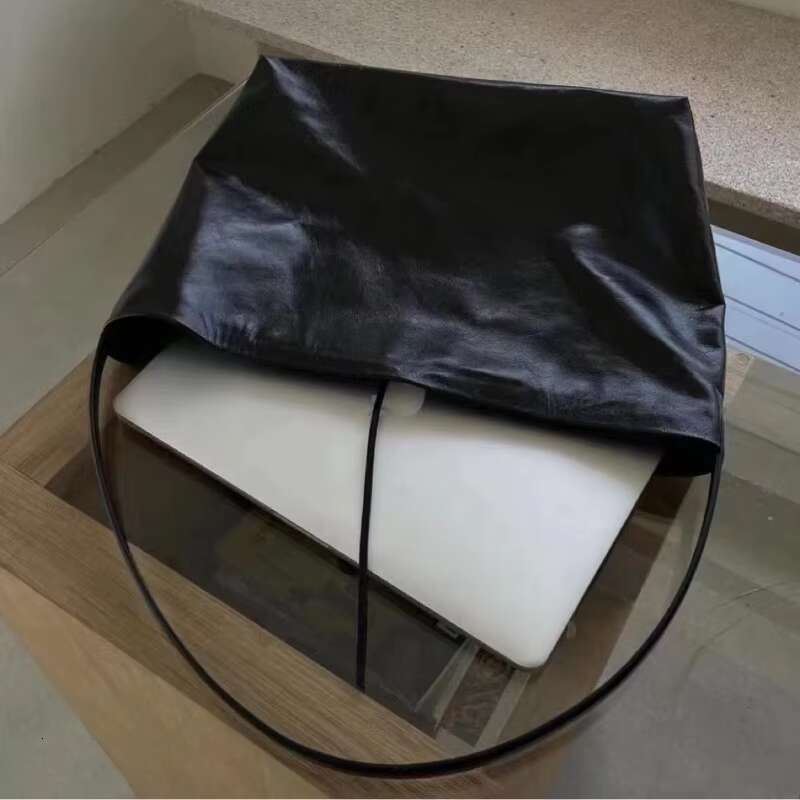 Bucket Cowhide Large Capacity Solid Casual Women Totes Simple Korea Minority Commuter Messenger New Shop Daily Moda Shoulder Bag