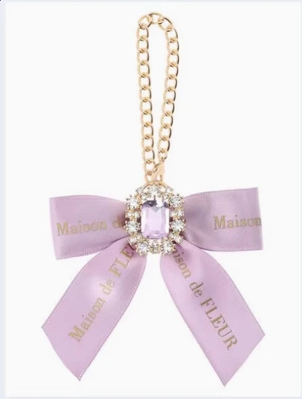Japanese Lolita Style Gem Bow Ornaments Fashion Girls Women Bowknot Bag Charms Letters Rhinestone Pendant for Handbags250114