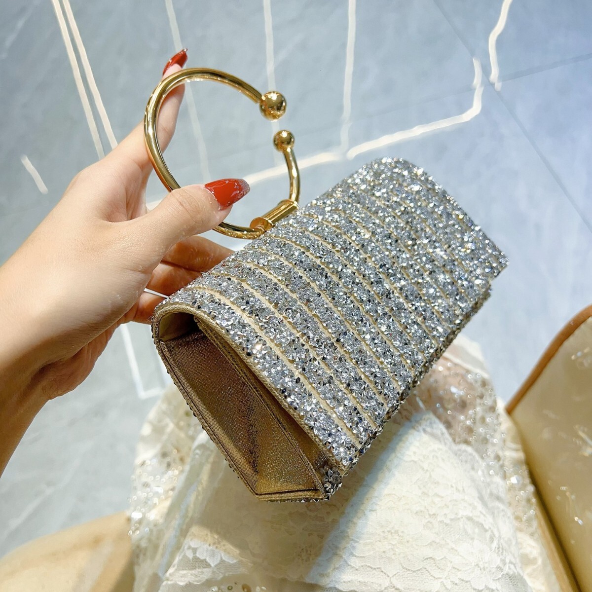 New Wedding Party Women's Luxury Elegant Handbag Crossbody Evening Dress Bag