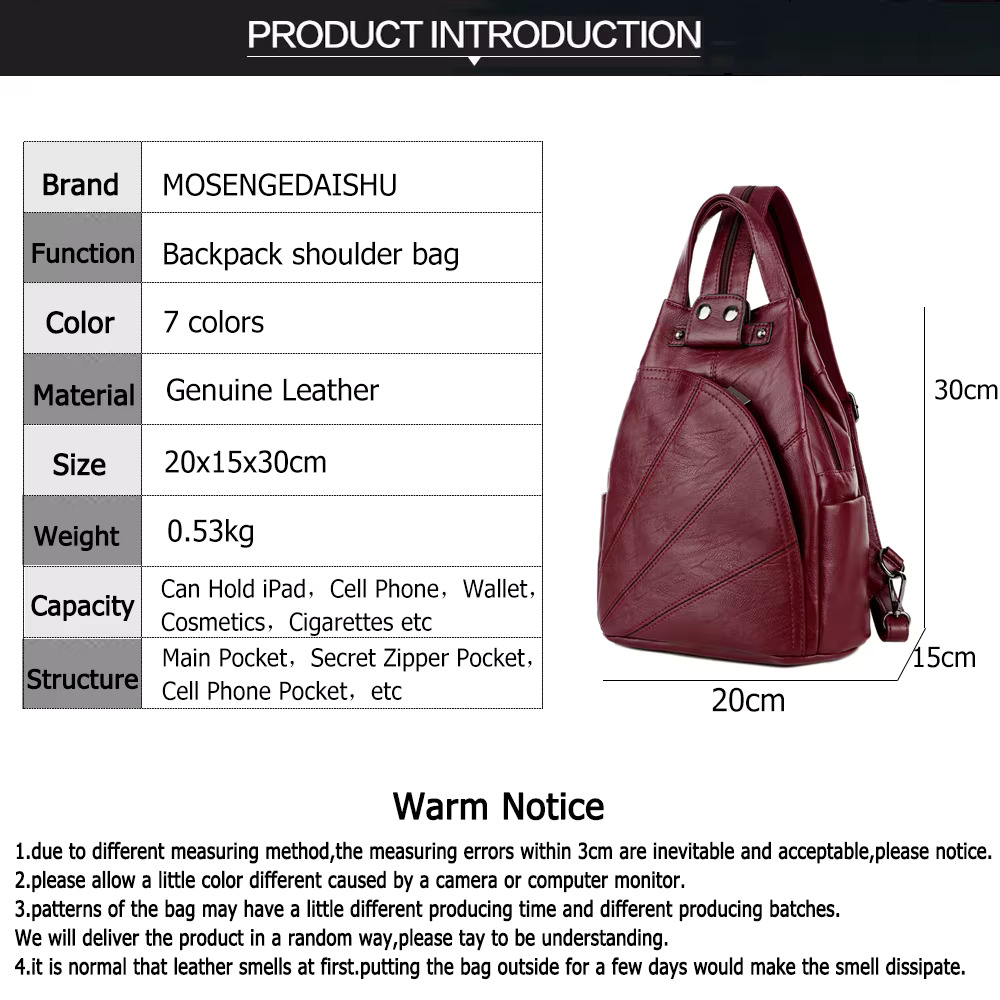 Casual Women Backpack High Quality Youth Leather Female Double Shoulder Bag Designer Brand School Bags For Teenage Girls Mochila