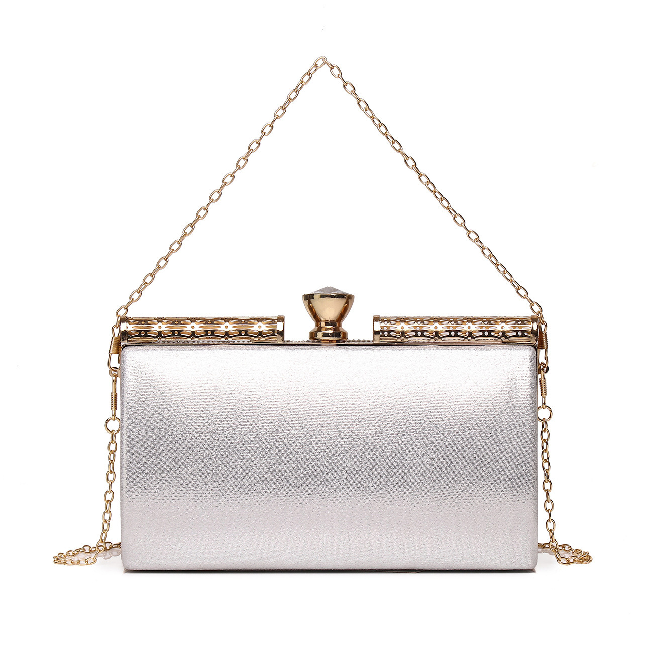 New Diamond Studded Women's Banquet Wedding Handheld Evening Dress Bag For Purses