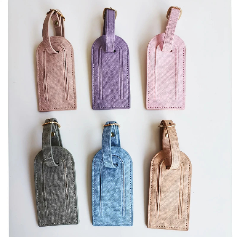 Lightweight saffiano pu leather portable passport clip travel ticket clip versatile multifunctional passport holder luggage tag 250121