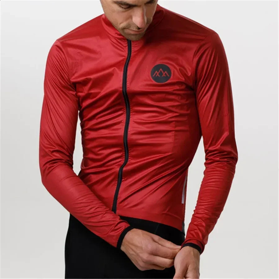 Candidates riding long sleeved windproof and rainproof shirt mens jacket bike mtb uci jersey Sport Top cycling vest 250122
