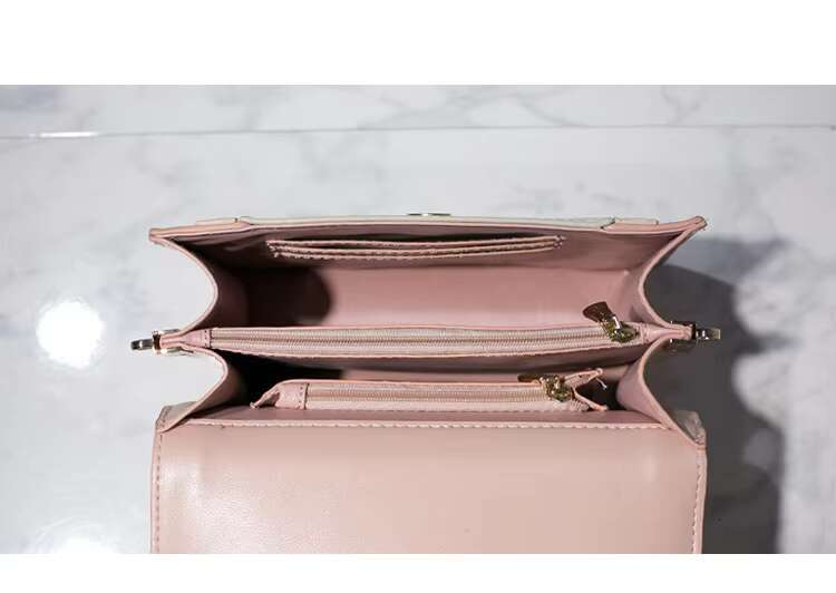JIAERDI Lolita Bow Square Messenger Women Haruku Handle Uniform Pink Hand Bag Female Sweeet Jk Crossbody Bags Aesthetic