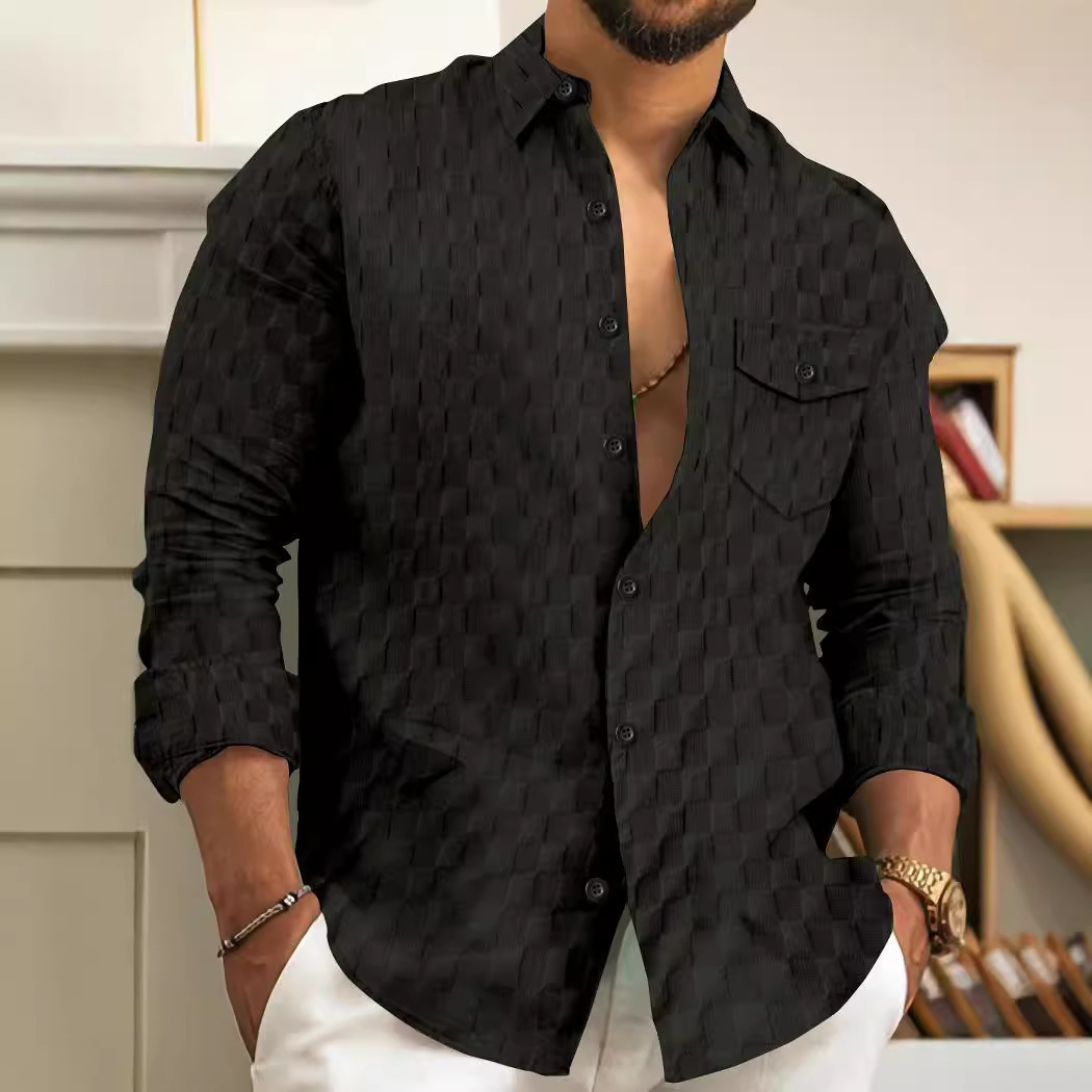 mens designer t shirt clothing T-shirts Fashion Shirt Black White Fashion Men Tees luxury Clothing Dress Shirts Business Casual Long Sleeve Shirt Shir