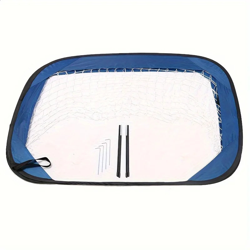 1-Set Portable Soccer Goal Indoor and Outdoor Training - Complete Beach Soccer Net and Football Training Equipment 250117