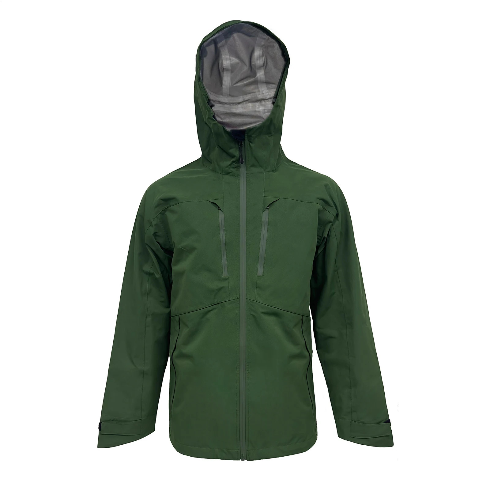 3layer waterproof sports jacket with hoodie suitable for mens windproof and warm SL 100 polyester DWR technology 250122