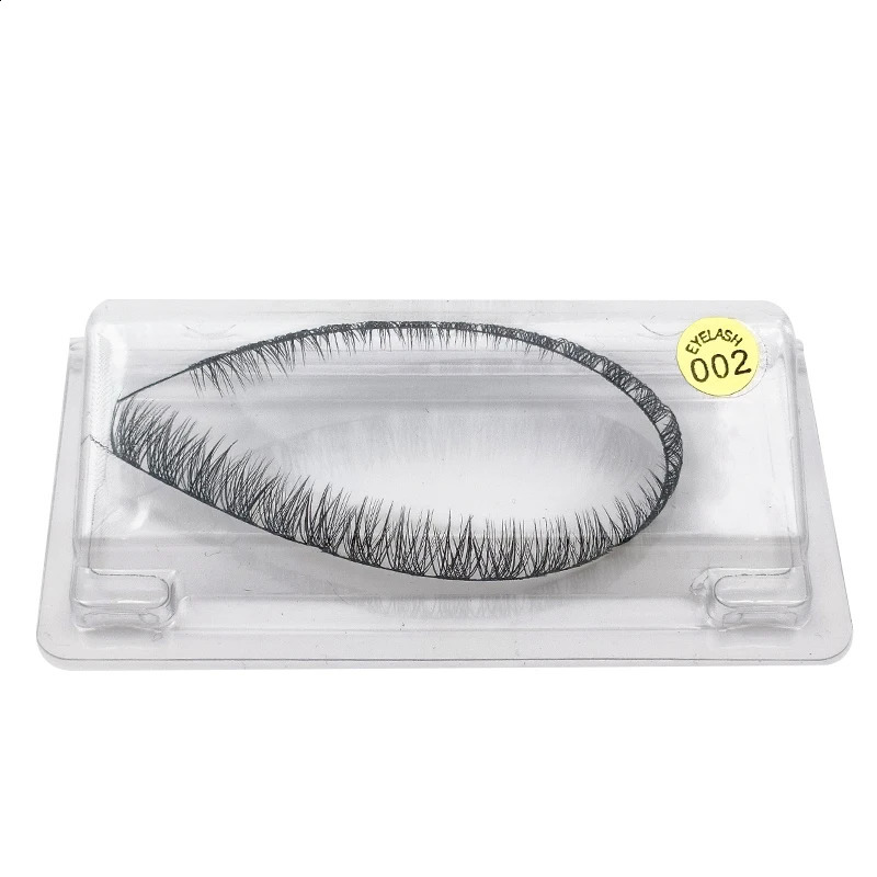 Hand Made Eyelash Extension Segmented Lashes Dramatic Lash Bundles Soft Ribbon Strip Eyelashes Makeup transparent terrier Lashes 250110