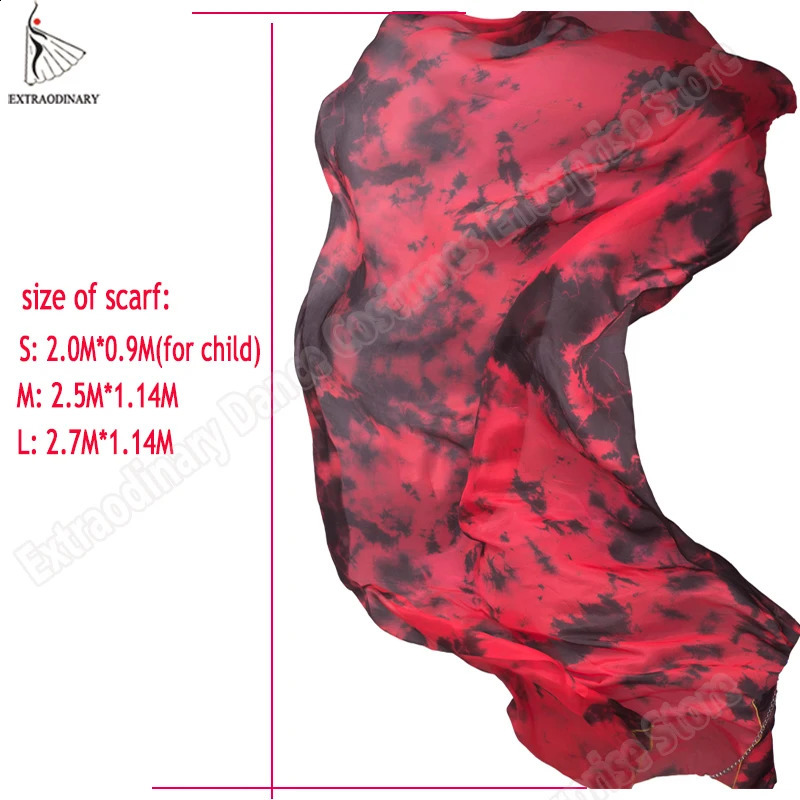 100% Veils Light Silk Belly Dance Hand Thrown Scarf Shawl Veil Silk 200cm 250cm 270cm Kids Adults Stage Performance 13 Color 250120