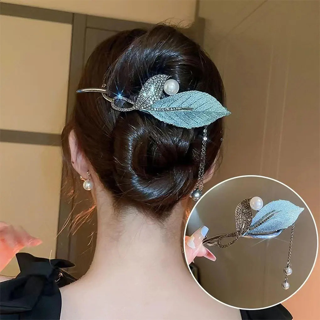 Elegant Metal Hair Clip Butterfly Flower Clips For Women Hairstyles Pearl Hair Clip Hair Clips Women 250120