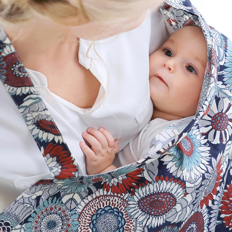 Baby Breastfeeding Nursing Maternity Apron Breast Feeding Cover Soft Cotton Poncho Enfermera Scarf Clothing for Mothers 250117