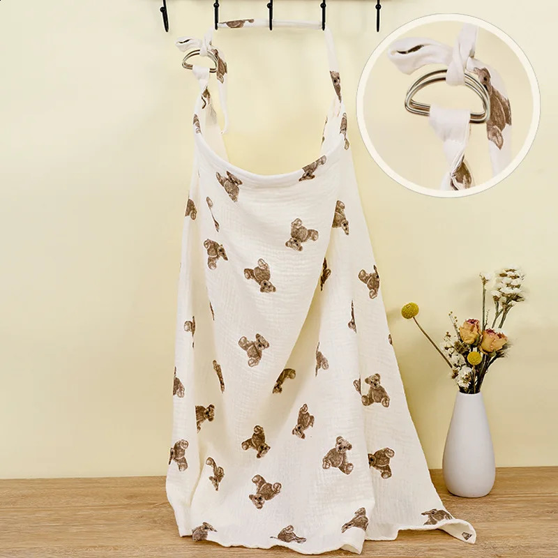 Breathable Maternity Covers Up Baby Feeding Nursing Shawl Mother Breastfeeding Cover Lactation Privacy Apron Stroller Blanket 250117
