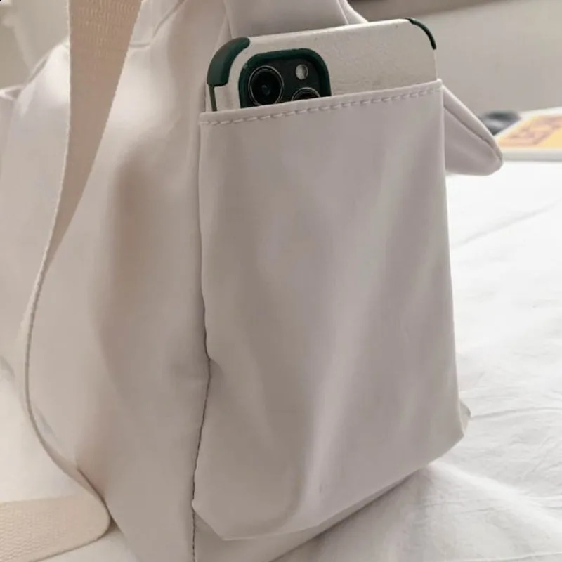 INS Canvas Bag Womens Crossbody Japanese College Student Class Single Shoulder Large Bag Large Capacity Canvas Three 250109