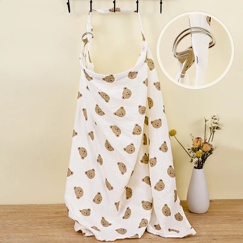 Breathable Maternity Covers Up Baby Feeding Nursing Shawl Mother Breastfeeding Cover Lactation Privacy Apron Stroller Blanket 250117