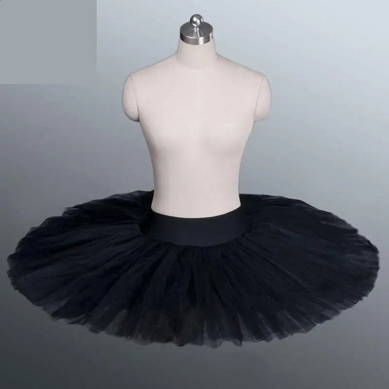 Professional Platter Tutu Black White Red Ballet Dance Costume For Women Tutu Ballet Adult Ballet Dance Skirt With Underwear 250120