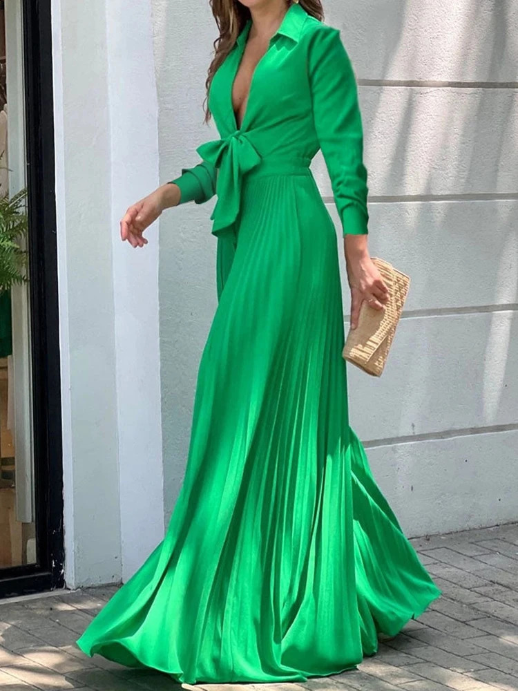 Autumn Winter Fashion V-neck Long Sleeve Elegant Blouse Print Lapel Top Women Solid Color Loose Casual Wide Leg Jumpsuit 250107