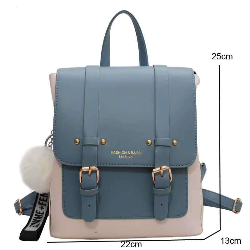 New Women Designer Backpacks High Quality Leather Travel Backpack Sac A Dos Small School Bags For Teenage Girls Female Back Pack