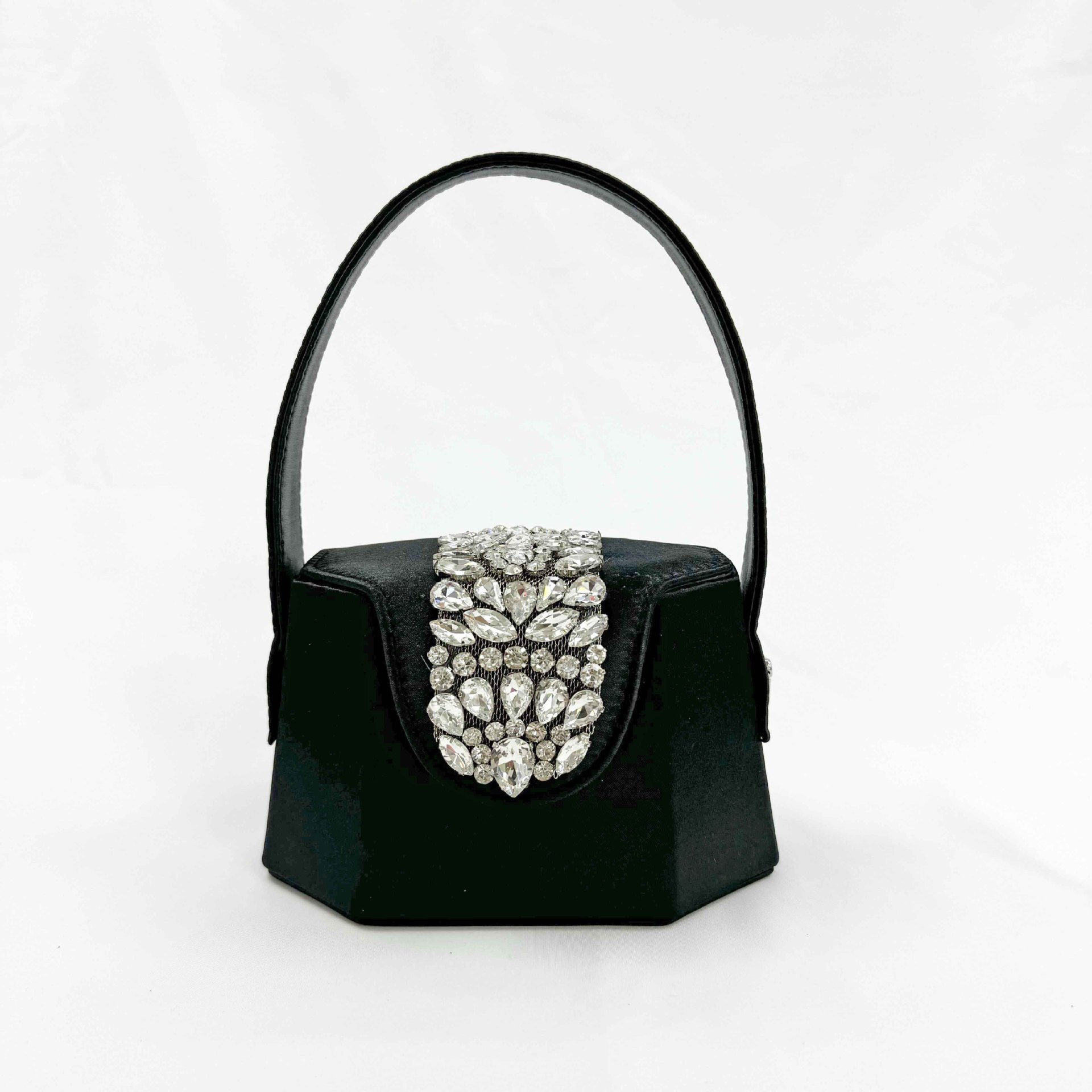 New Style New Product Women's Handheld Banquet Macaron Diamond Set Celebrity Dress Small Square Chain Strap Cross Bag
