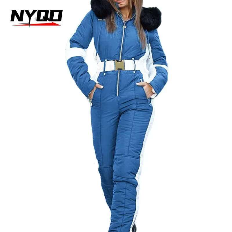 Women's Wear Women's Wear Women One Piece Ski Suit Winter Snowboard Jumpsuit Waterproof Windproof Thicken Hooded Outdoor Sport Wear For Moun