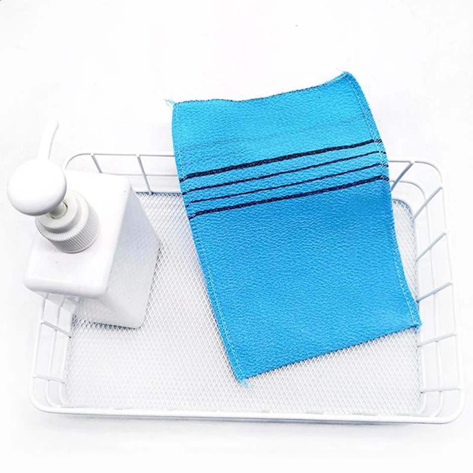 5 Pcs Exfoliating Bath Pad Towels Set Korean Italy Asian Washcloth Body Scrub Shower Towel 250115
