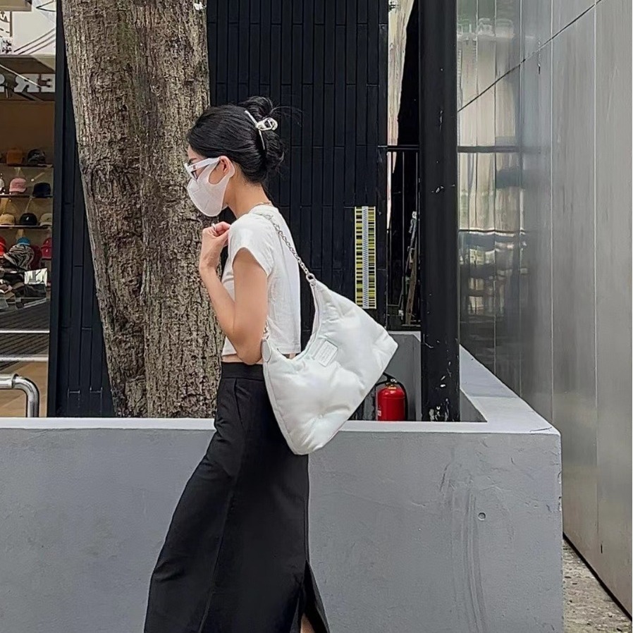 2024 niche design Magira armpit lazy style casual shoulder crossbody cloud bag real sheepskin