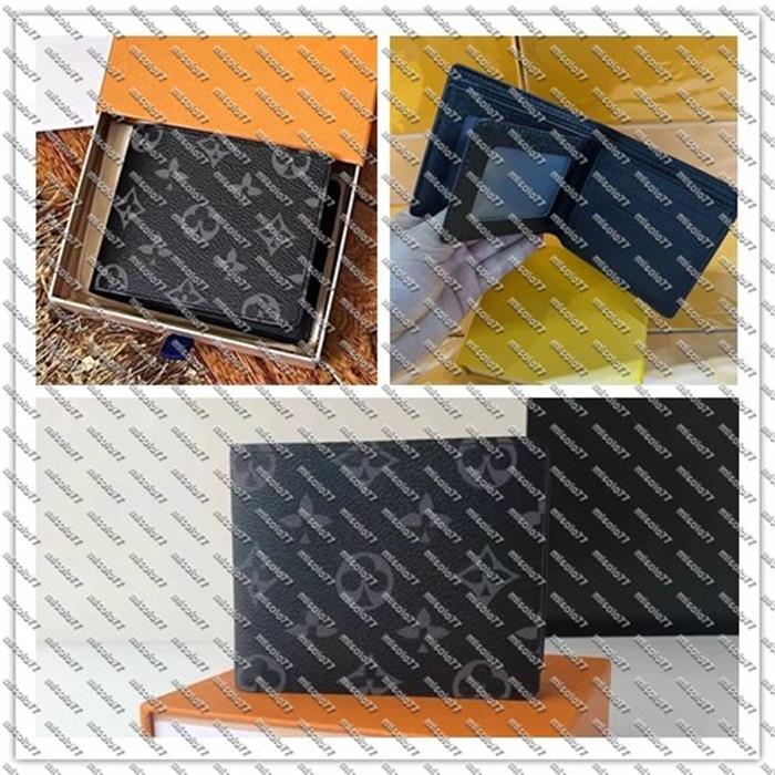 High quality Designers Luxury Genuine Leather Wallets cardholder France Paris plaid style luxurys mens wallet designers women wallet Purse Crossbody Bag