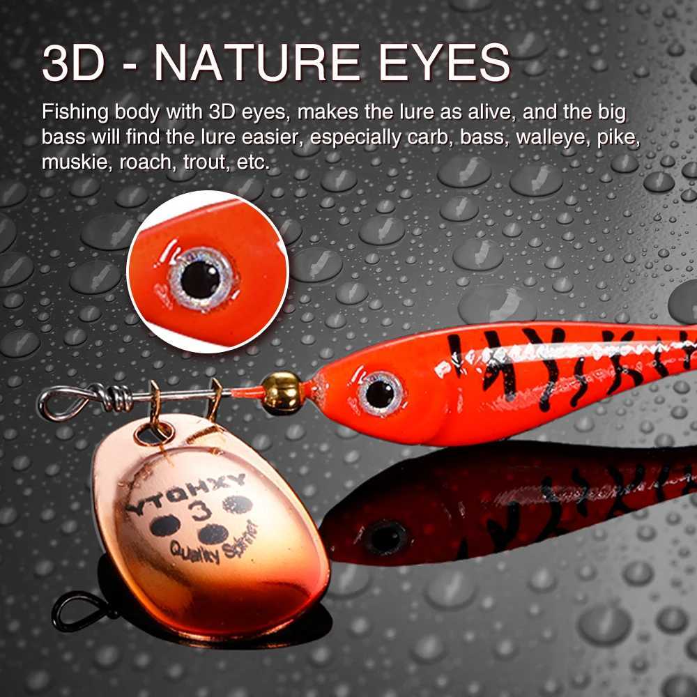 1PCS Rotating Metal Spinner Fishing Lure Hard Bait 11-20g Artificial Bait Wobblers Fishing Carp Bass Pike Fishing TackleXJ250122