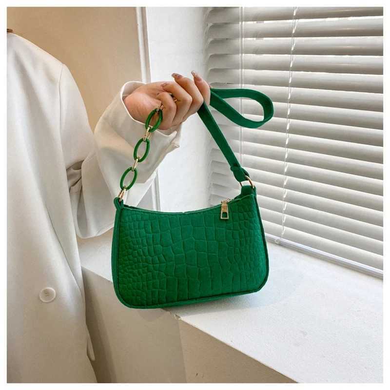 Lady Felt Armpit Design Luxury Tote Released Fi Ladies Handbag Under Crescent Small Square BagXJ250121