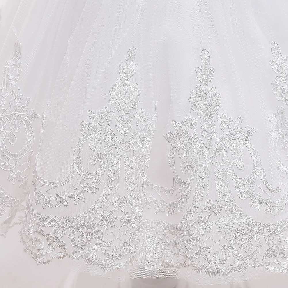 New Years Wedding Princess Dress For Girls Kid Dresses Birthday One Year Dress Party Baptism Bow Clothes Christmas Costume 0-2Y X250203