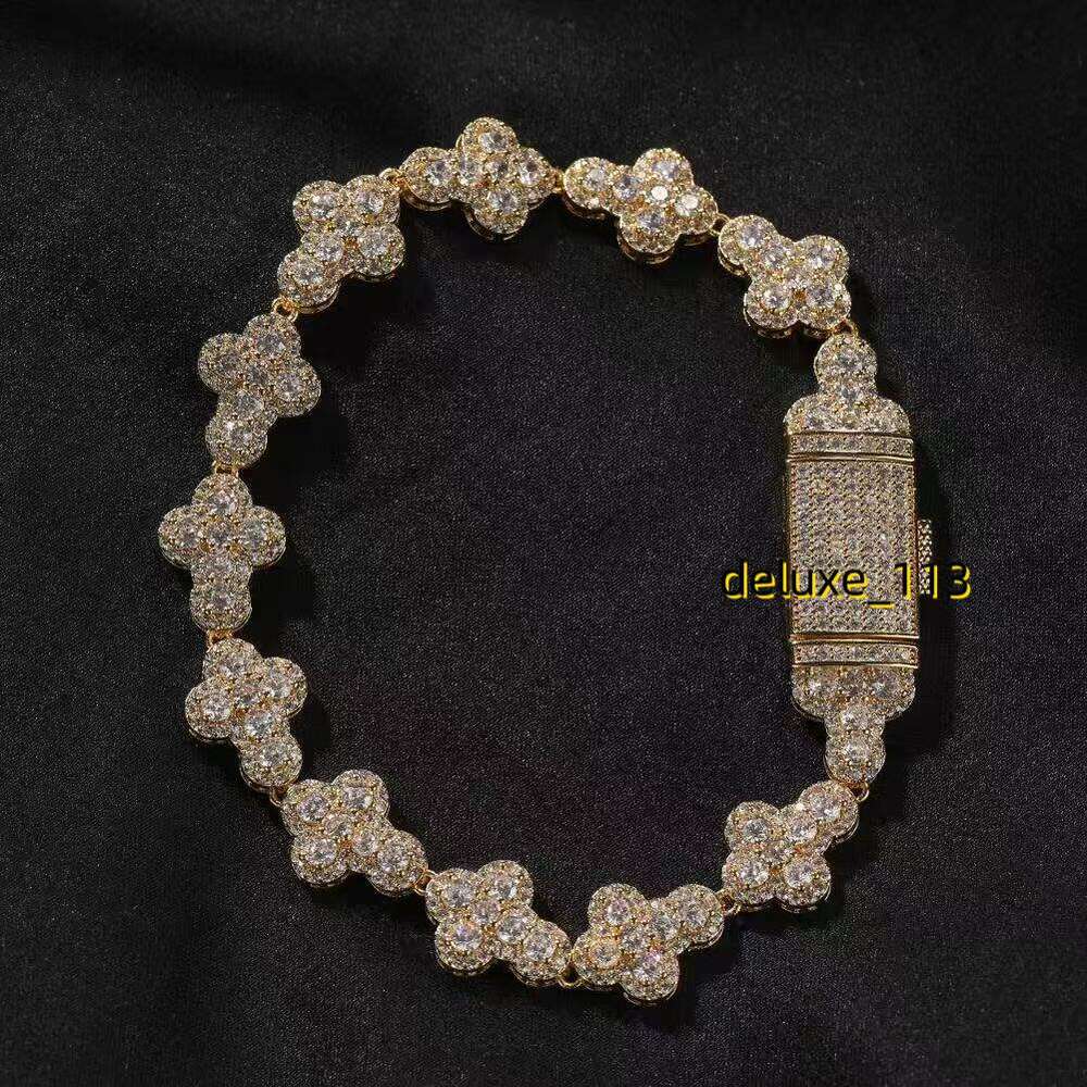 Wholesale 8MM 10mm 16mm 20mm Hip Hop Vvs Dia Necklace Dropshipping Sier Iced Out Cross Cuban k Moissanite Chain