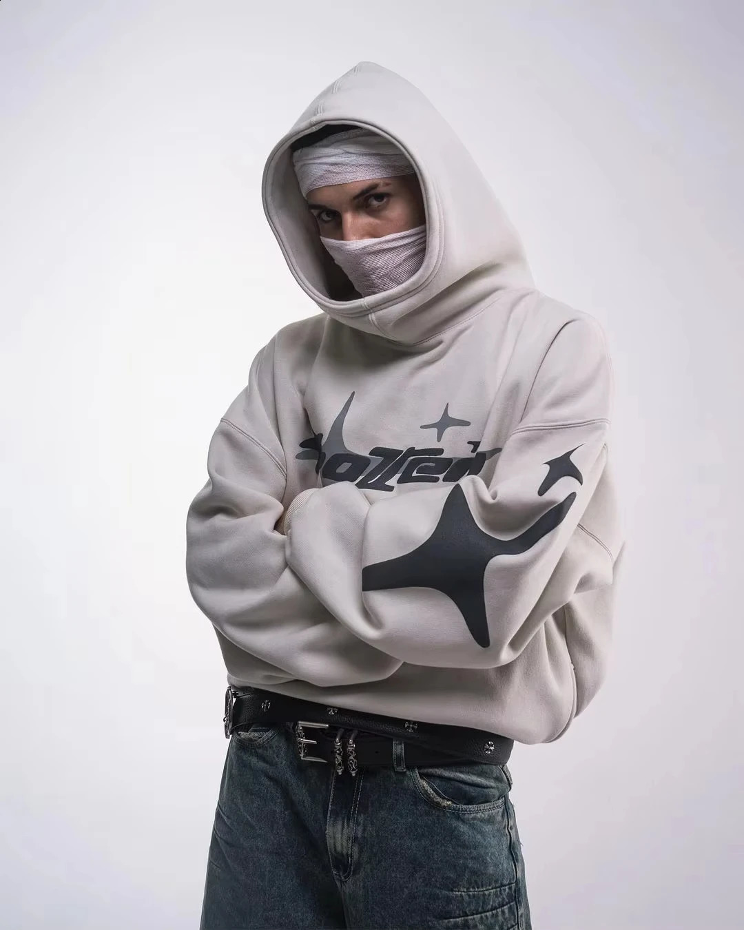 American Fashion Trend Joker Fleece Thick Hoodie Men Street Y2K Hip Hop Sell Loose Sweatshirt Couple Casual Warm Punk Hoodie 250122