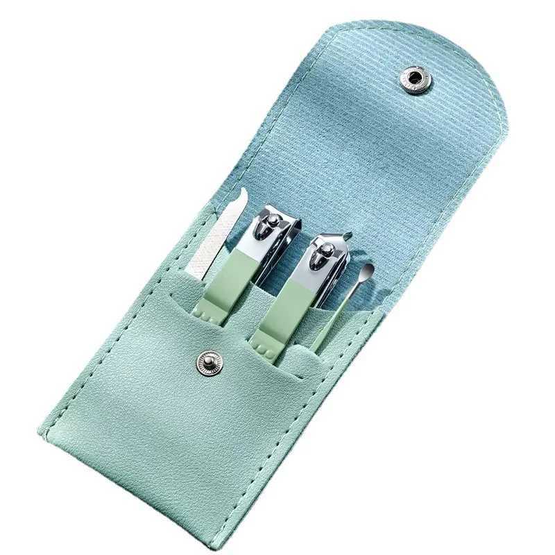 14 piece set of stainless steel nail clippers foldable package finger nail clippers ear picks spoons nail trimming toolsXJ250116